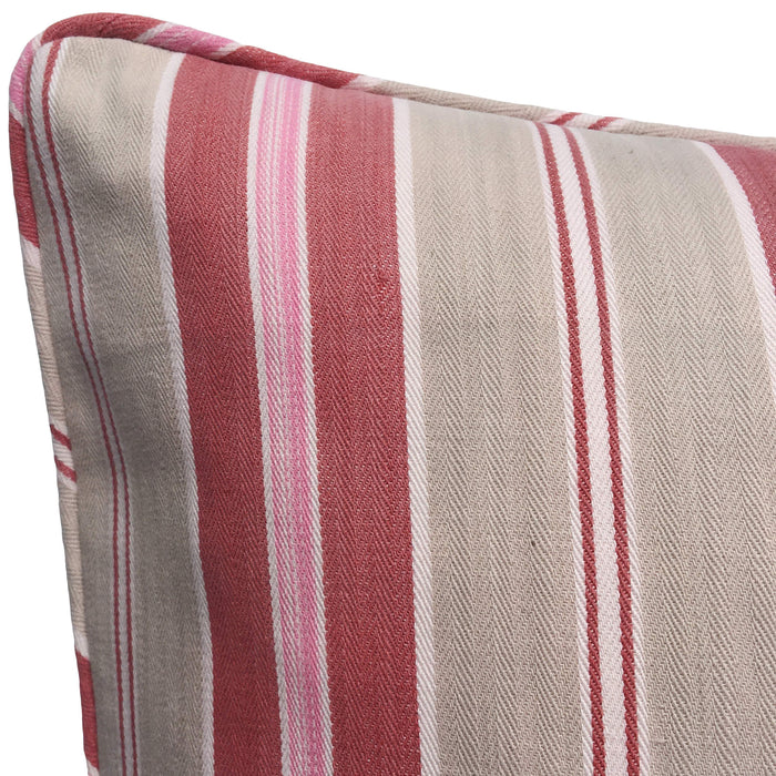 1900s Antique Pink Swedish Ticking Pillows (#PC19) [SOLD]