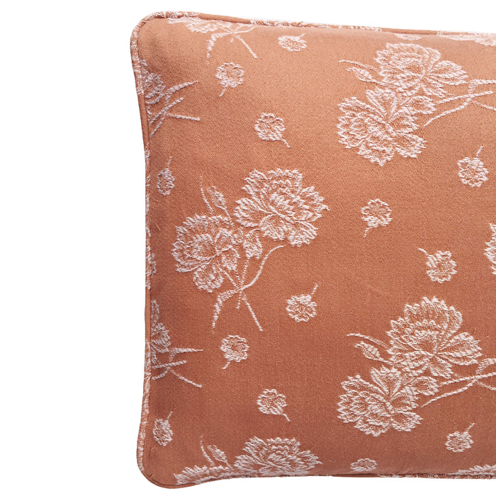 1900s Antique Pink & Brown Ticking Pillows (#PC9)