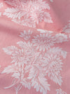 Pink Floral Antique European Ticking Fabric Recovered Panels REC-DA-ROSA-050 - Ticking Depot
