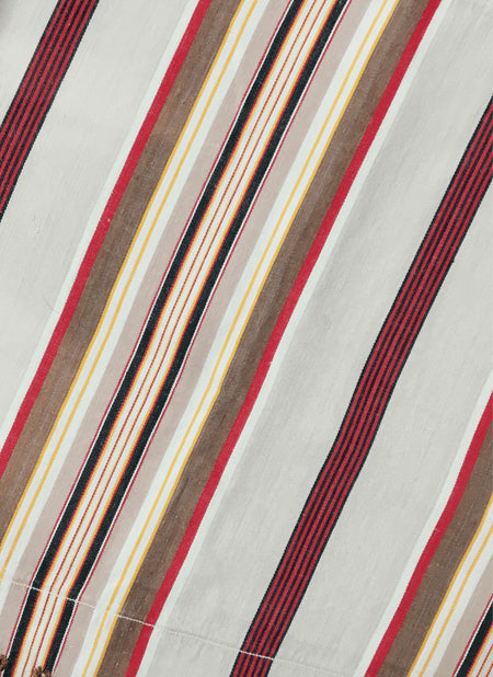 Neutral Stripes Antique European Ticking Fabric Recovered Panels REC-RA-BEIGE-022 - Ticking Depot